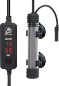 Small Aquarium Heater 150W Submersible Fish Tank Heater for 20-40 Gallons, Dual LED Display Temperature Controller, Suitable for Saltwater and Freshwater, Mini Water Heater for Betta/Turtle Tank