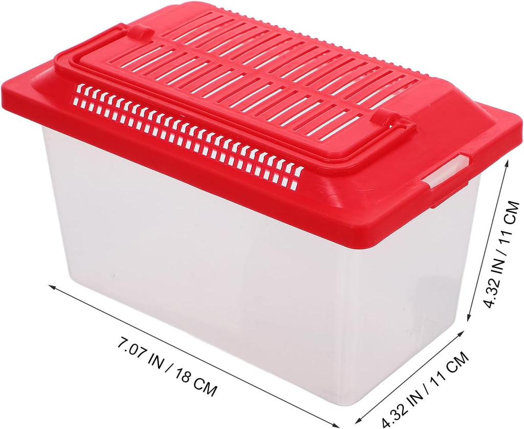 Portable Fish Tank Portable Aquarium Turtle Tank Mini Portable Fish Tank Terrarium for Turtle and Pet Fish