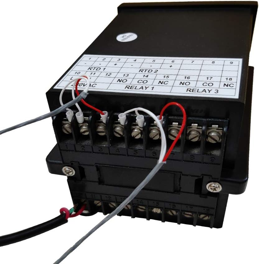 Industrial Psychrometer Controller – Dry Wet Bulb Temperature & Humidity Monitor | Dual RTD Controller for Tea Withering, Tobacco Curing, Fruit Ripening, Wood & Raisin Drying | Ace AI-DWC