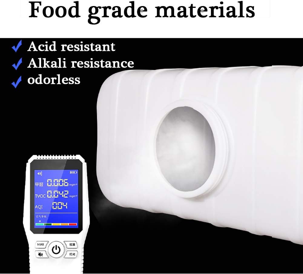 Large Plastic Water Storage Tanks Emergency Water Storage 50L/80L/110L/200L Camping & Hiking Water Storage Water Container Multifunctional Water Tank(Size:200L/53gallon)