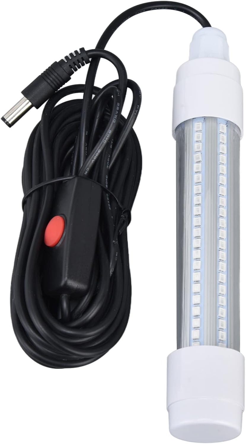 Keenso Fishing Light 126 LED IP68 1000 Lm Submersible Night Fish Finder Lamp for Underwater Lighting