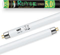 LUCKY HERP 2 Pack T5 UVB 5.0 Reptile Light 24W, UVA UVB Fluorescent Lamp Tube, UVB Lighting Bulb for Turtles, Chameleon, Tortoises, Lizard