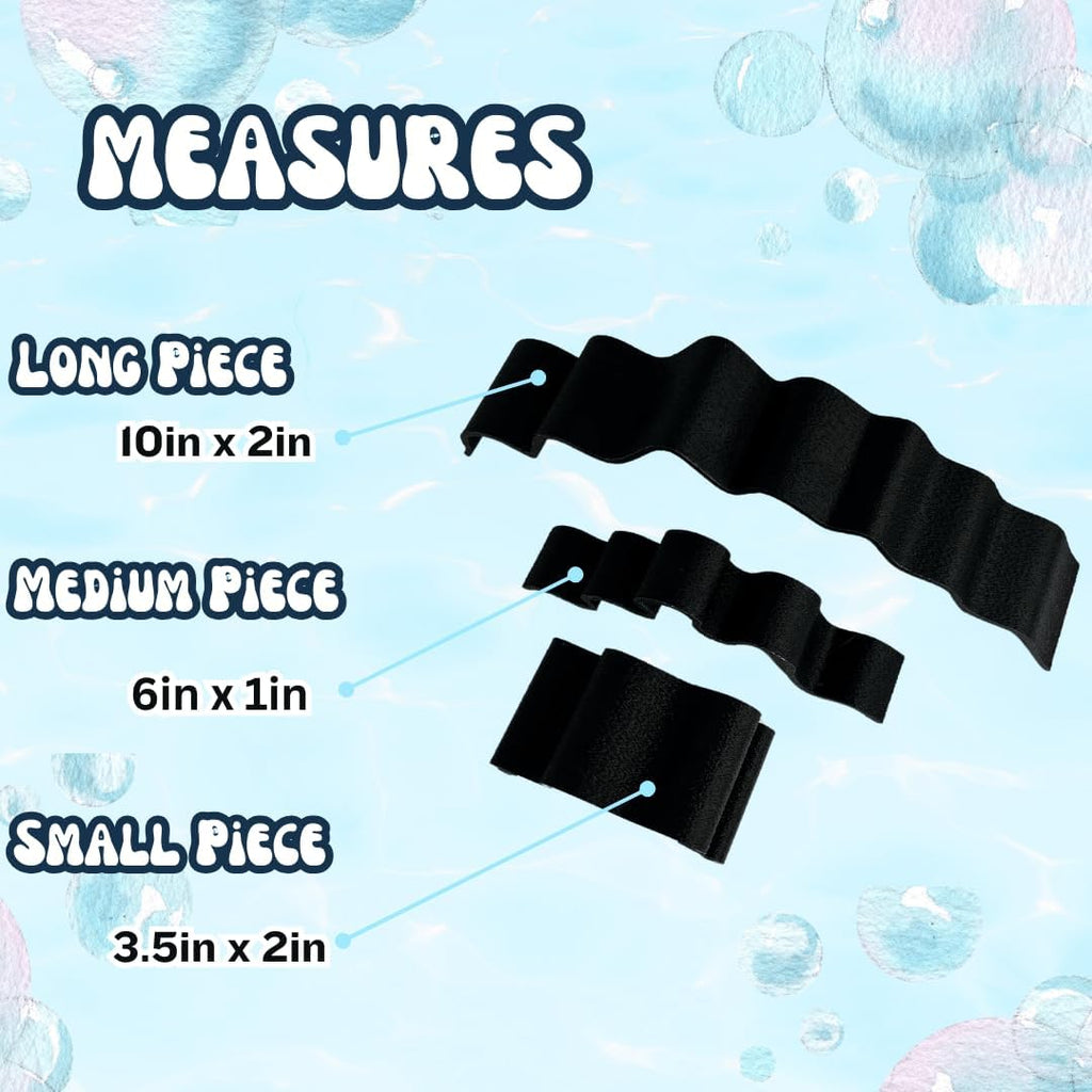 Chatelet REEFSHAPE Aquarium or Terrarium Substrate Cliffs Combo Pack | Separate Substrate Layers in Aquariums or Terrariums to Create Cliffs & Depth | Made in USA (Cliff Combo, Black)