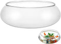 BESPORTBLE Clear Fish Bowl Vase: Bubble Bowl Round Shallow Planter Terrarium Aquatic Plant Pot, Hydroponic Planter Fish Tank Aquarium for Wedding Event Home Decor, 2800ML