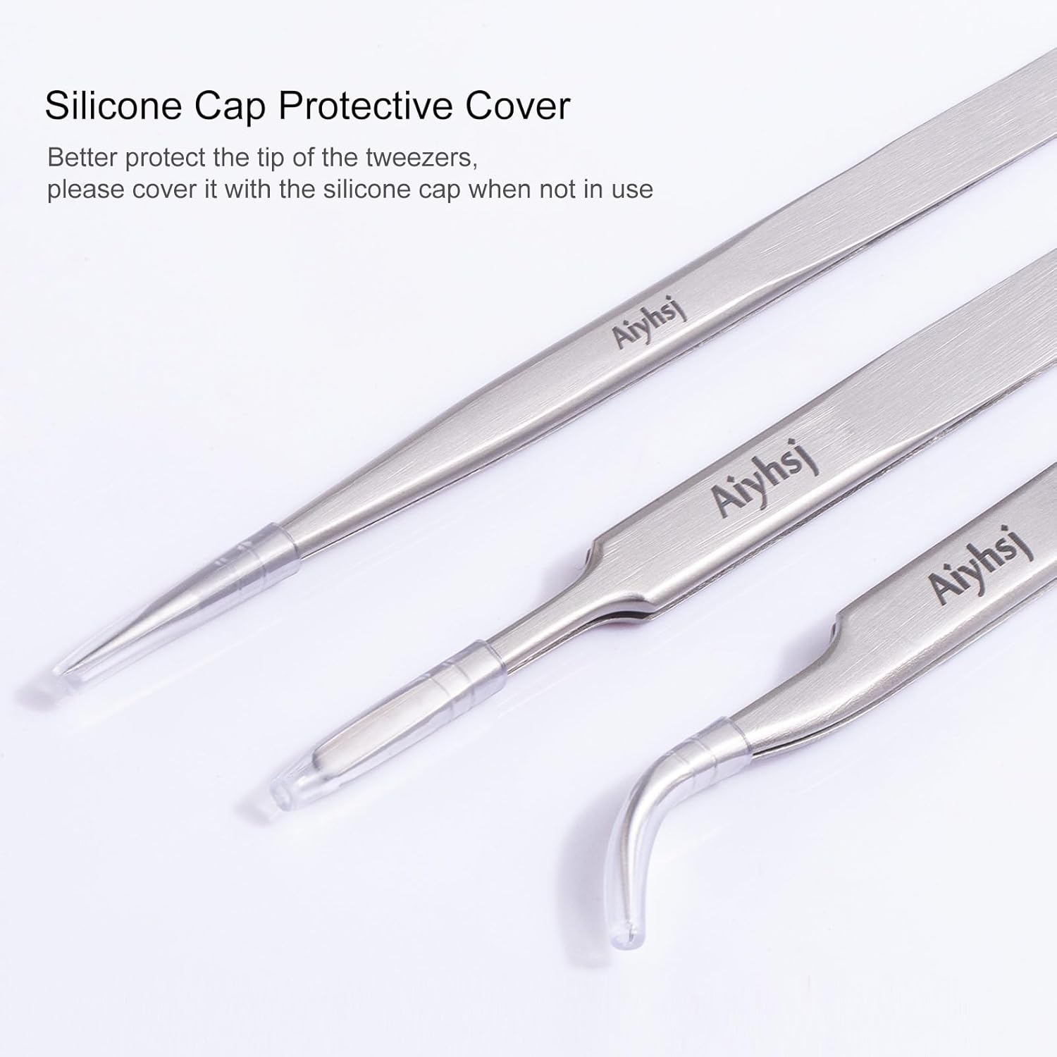 Precision Tweezer, Upgraded Professional Fine Tip curved, High-end Stainless Steel Tweezers for Craft, Electronics, Soldering, Eyelash Extensions, Laboratory Work, Jewelry-Making