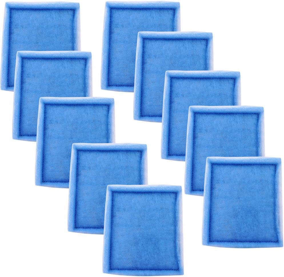 Fish Tank Filters, Aquarium Filter Cartridge Compatible with Rite-Size C & Fit for EZ-Change #3 20-40/30-60 Gallon Fish Tank Power Filter Replacement, 10PACK