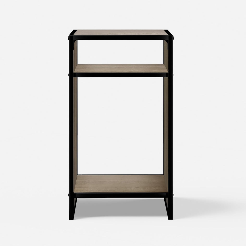 LANDEN Brown Metal Frame Stand, Three-Shelf for Fish Tanks up to 20 Gal, 45x45x80cm (17.7x17.7x31.49 in), for Fish Tanks and Reptile Terrariums, Home & Office Use