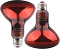 Aiicioo Reptile Red Night Light Bulb - 150W Reptile Heat Lamp Bulb Infrared Basking Spot Lamp for Bearded Dragon Lizard Turtle Hermit Crab Leopard Gecko Snake Chameleon Tank