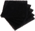 5pcs Aquarium Replacement Media Fish Tank Filter Activated Carbon Sponge Black Foam Pad 5.1x5.1 Inch Accessories Heater Light Thermometers Gravel Sand Decorations Decorations Light Air