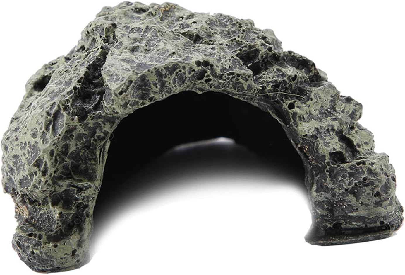 Fish Hiding Cave Aquarium Turtle Reptile Basking Hide Habitat Shelter for Aquarium Terrarium Decoration (Small)