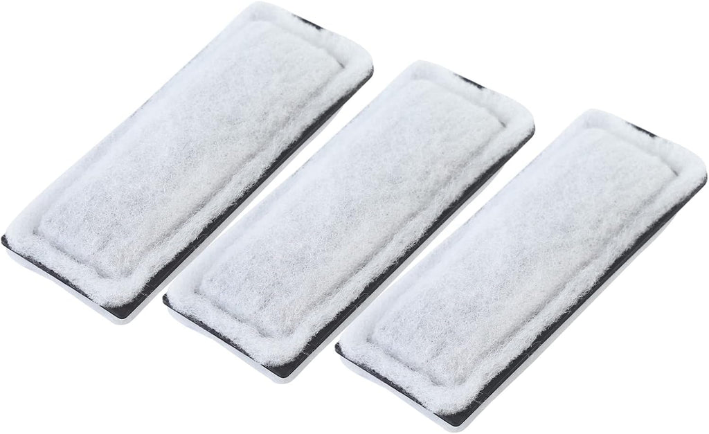 Replacement Fish Tank Filter Cartridges, Suitable Aquarium Filter (10 Gal), 3 Pack, White