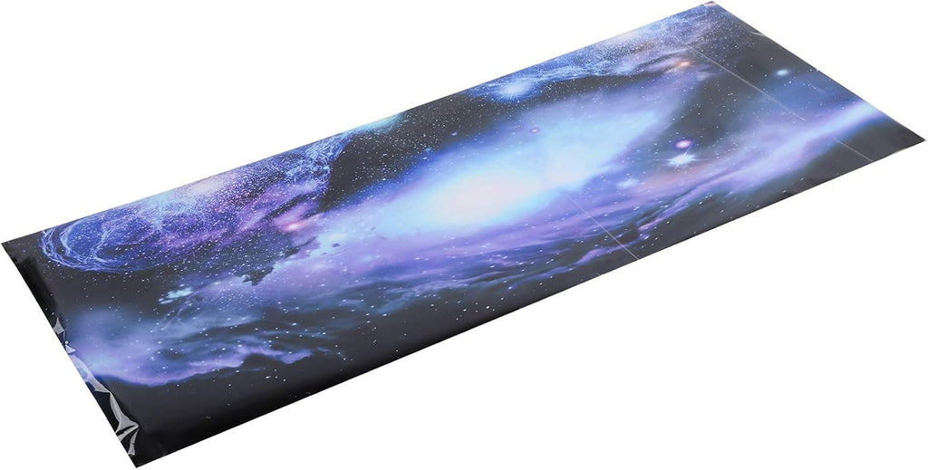 Yctze PVC Aquarium Landscape Sticker Poster - Fish Background Decor - Colorful Stars Design for Stunning Display