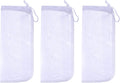 ALEGI Media Filter Bag Aquarium Extra Fine,Reusable 180 Micron Drawstring Mesh Filter Bags for Very Fine Resins Filter (10"*3.9" (3 Pack))