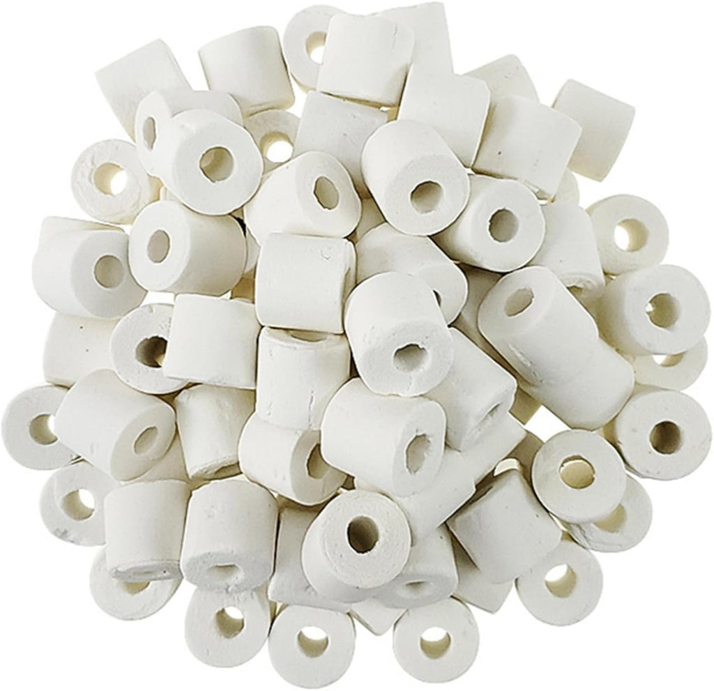 Aquarium Ceramic Ring Bio Ceramic Media Ring for Aquarium Filter Replacement Biological Material Remover for Aquarium Fish Tank Pond Filter