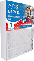 AIRX FILTERS WICKED CLEAN AIR. 16x25x4 Air Filter MERV 11 Compatible with Honeywell FC100A1029 EXPXXFIL0016 Furnace Filter - 1 Single Filter