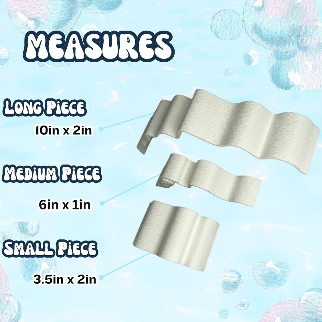 Chatelet REEFSHAPE Aquarium or Terrarium Substrate Cliffs Combo Pack | Separate Substrate Layers in Aquariums or Terrariums to Create Cliffs & Depth | Made in USA (Cliff Combo, White)