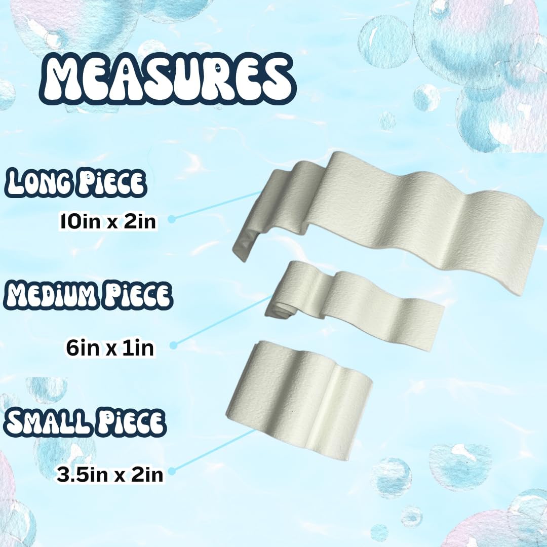 Chatelet REEFSHAPE Aquarium or Terrarium Substrate Cliffs Combo Pack | Separate Substrate Layers in Aquariums or Terrariums to Create Cliffs & Depth | Made in USA (Cliff Combo, White)