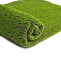 Artificial Moss Mat Fake Moss Rug Sheet Faux Greenery Wall Decor for Indoor & Outdoor DIY Micro Landscape Natural Turf Plants Lichen for Home Garden Patio Courtyard Company Shop Scenery 39.3" x 39.3"