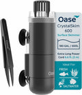 OASE CrystalSkim 600 Surface Skimmer for Freshwater and Marine Aquariums – Compact Internal Filter for Film Oil and Debris Removal, Quiet, Adjustable Flow, Shrimp-Safe, for Tanks up to 160 Gal / 600 L