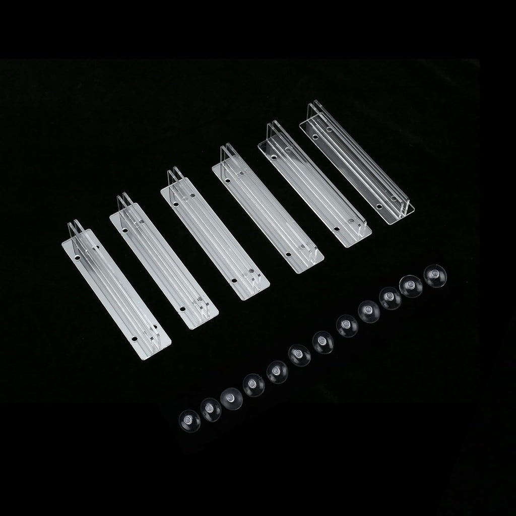 Acrylic Fish Tank Divide75/125Gallon Tank Divider,Adjustment Clear Fish Tank Separator Set with Suction Cups (75/125Gallon)