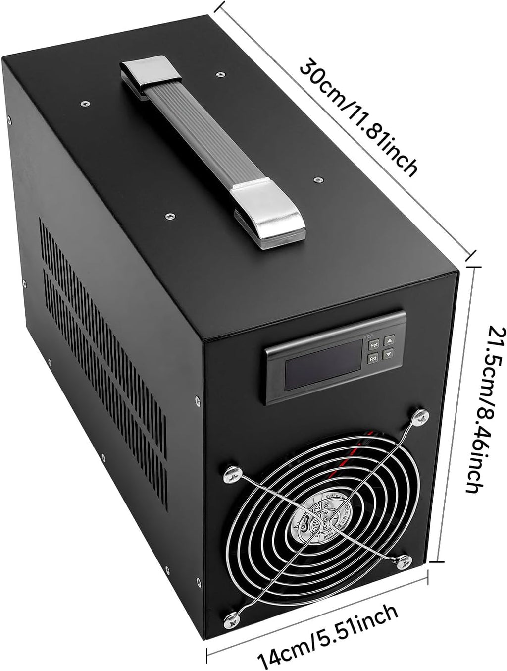 Aquarium Chiller, 60L Fish Tank Water Cooler, Temperature Adjustable, Aquarium Water Chiller for Home Fish Shrimp Breeding Aquaculture. (60L)