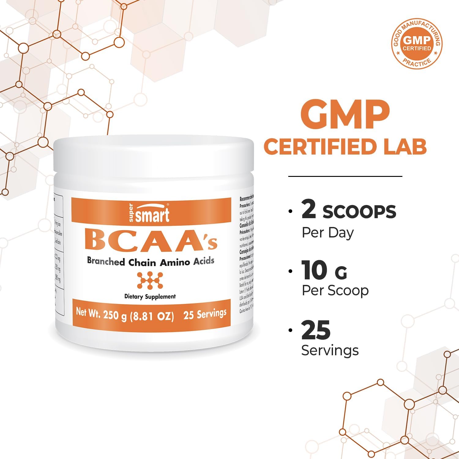 Supersmart Bacopa Monnieri 1500mg per Day (High Bioavailability) - Bacopa Extract - Active Bacosides Nootropic Supplement | Non-GMO & Gluten Free - 100 Vegetarian Capsules