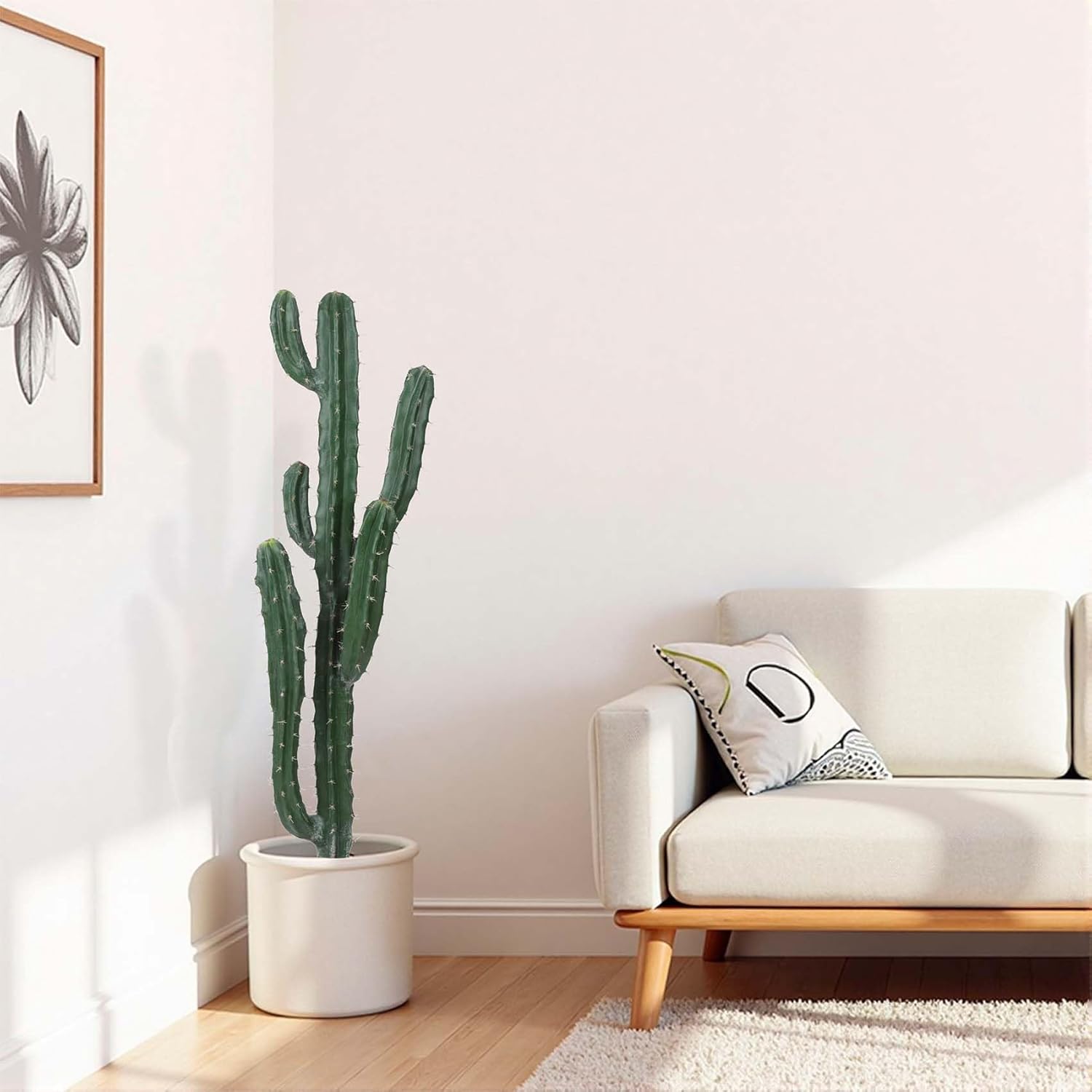 Artificial Cactus 41inch Faux Cacti Fake Saguaro Plants for Indoor Outdoor Home Office Garden Decor