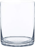Royal Imports Flower Glass Vase Decorative Centerpiece for Home or Wedding - Cylinder Shape (5" Wide x 6" Tall, Clear)