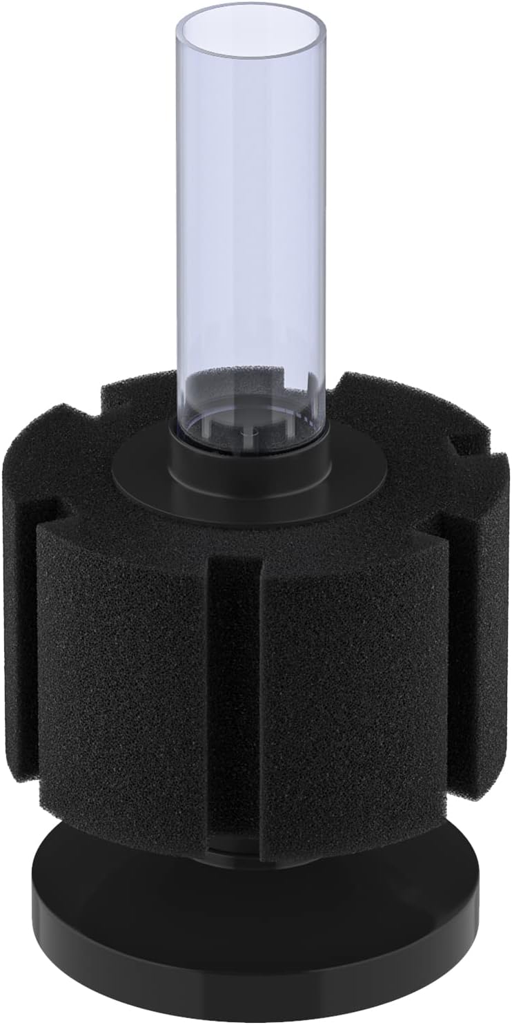 Pawfly Aquarium Bio Sponge Filter Quiet Betta Fry Shrimp and Small Fish Foam Filter for Fish Tank up to 30 Gallons