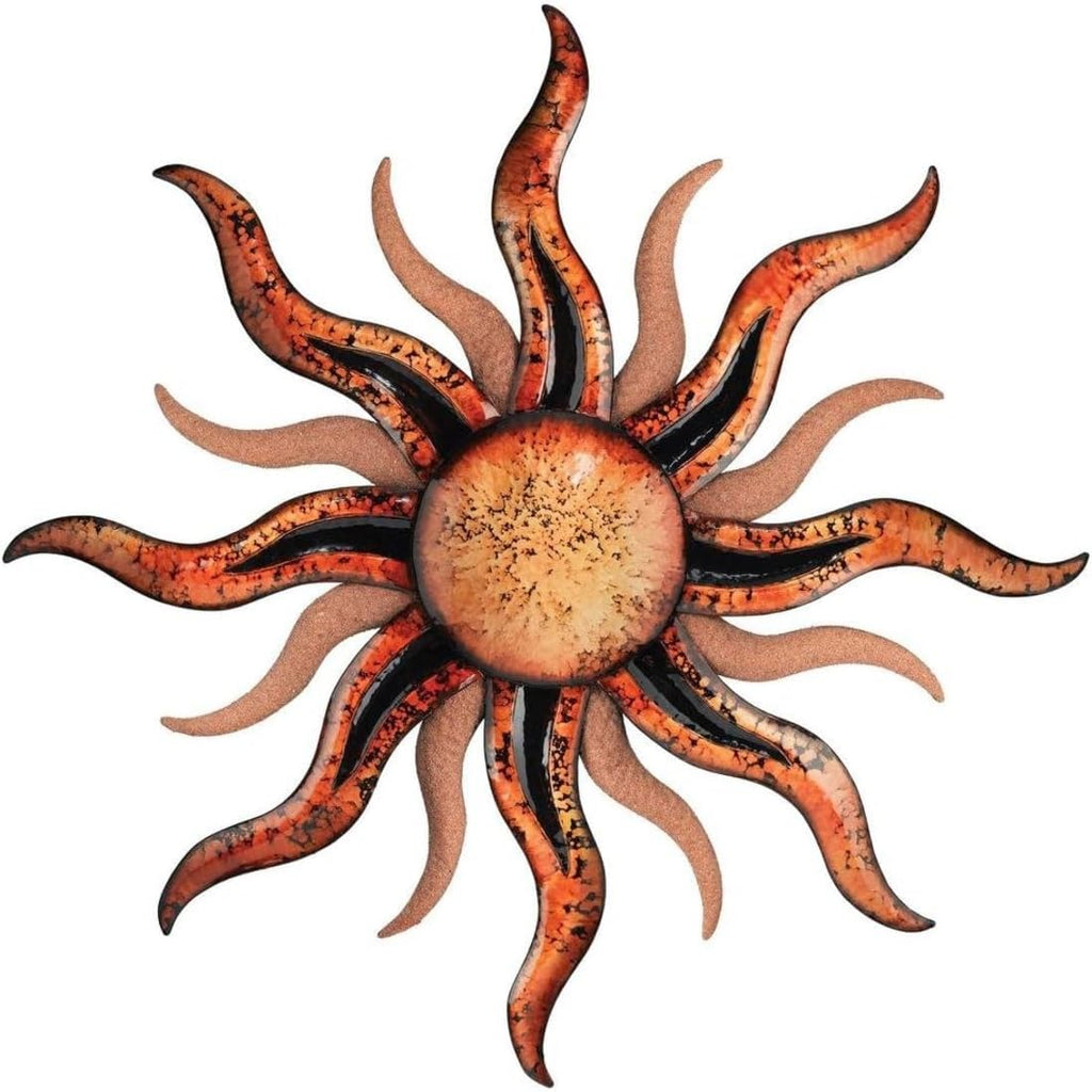 Regal Art & Gift Santa Fe Large Metal Sun Wall Decor - 36 Inch | Indoor Outdoor Rust-Resistant Sunburst Sculpture | Eye-Catching Metal Sun Wall Art Accent for Patio, Garden, Living Room