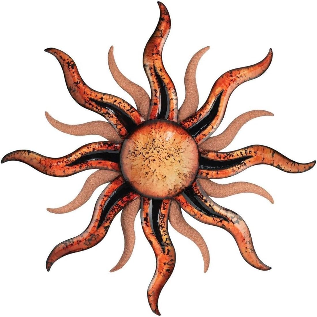 Regal Art & Gift Santa Fe Large Metal Sun Wall Decor - 36 Inch | Indoor Outdoor Rust-Resistant Sunburst Sculpture | Eye-Catching Metal Sun Wall Art Accent for Patio, Garden, Living Room