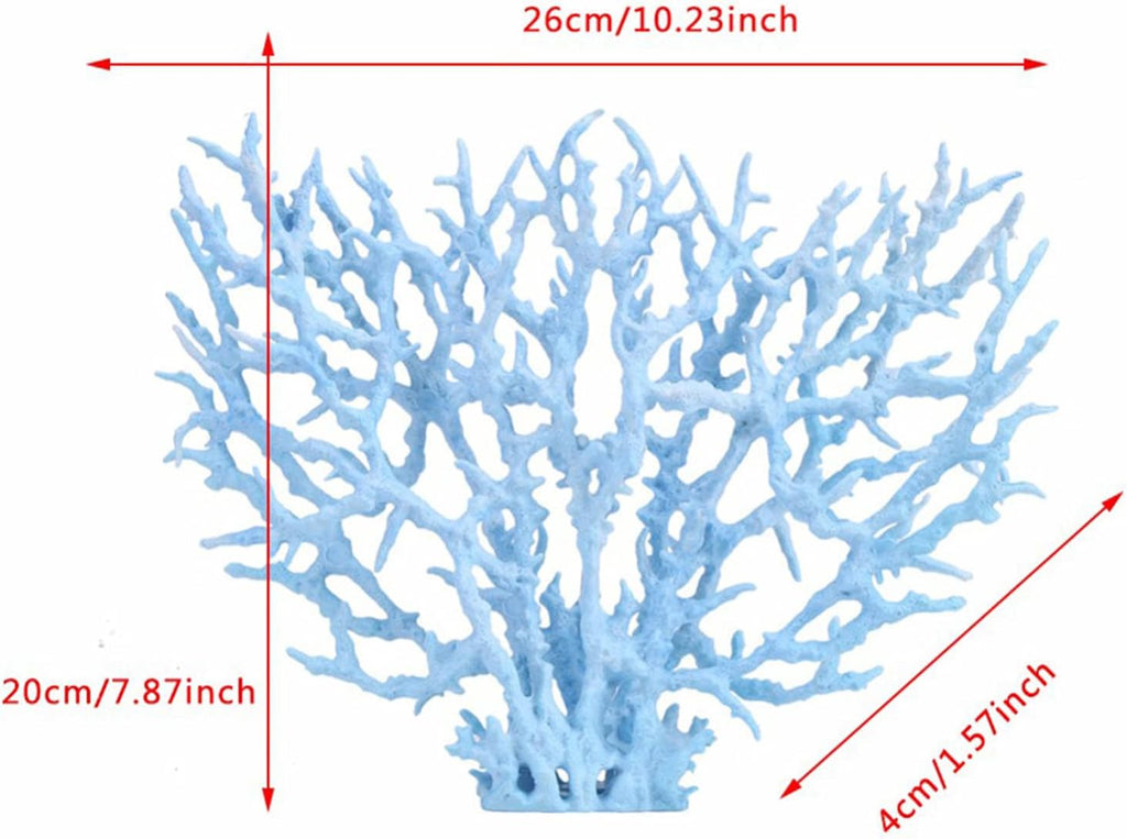 Besimple Artificial Aquarium Coral Ornament Decor Plastic Fish Tank Plants Decoration for Aquarium Landscape