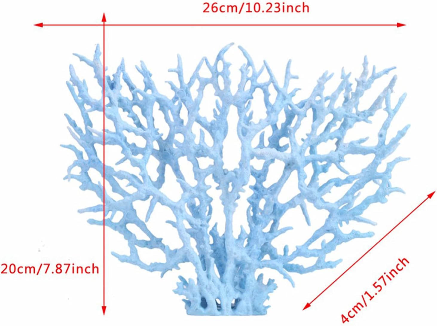 Besimple Artificial Aquarium Coral Ornament Decor Plastic Fish Tank Plants Decoration for Aquarium Landscape