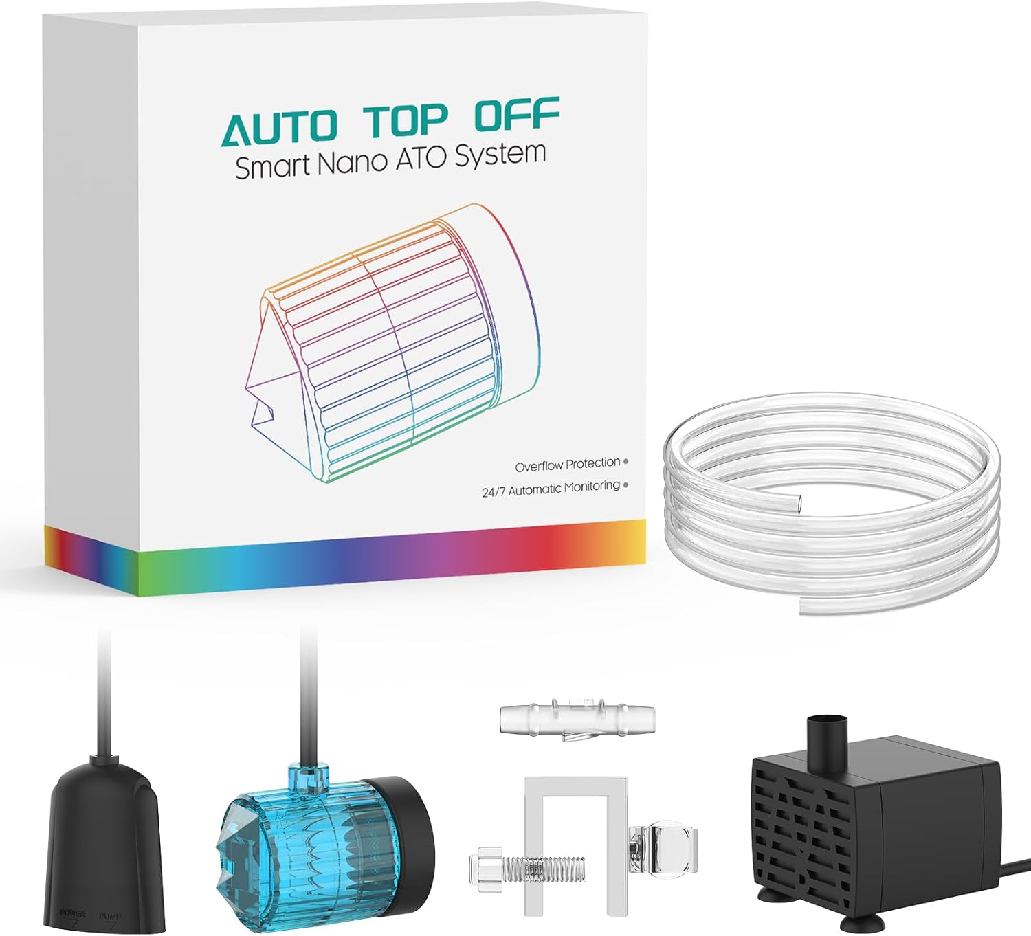 Auto Top Off System ATO Saltwater Aquarium,Water Top Off System for Aquarium,Reef Tank＆Fish Tank- Blue