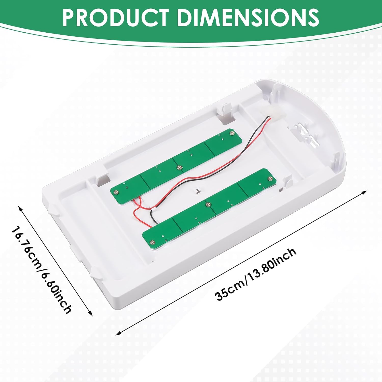 2Pcs W11527432 Fridge LED Light Replacement for Maytag Amana Refrigerator Module W11101384 W11333374 W11387579 W11042554 WRX735SDHZ02 WRX735SDHZ03