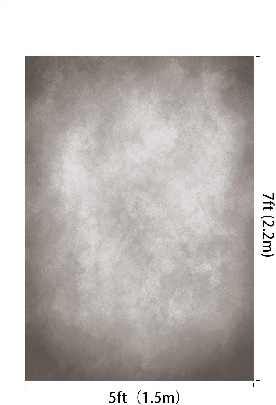 Kate 5x7ft Vintage Backdrops Abstract Grey Portrait Photo Backdrop for Photography Studio