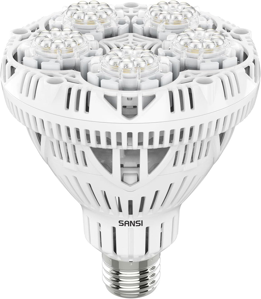 SANSI Grow Light Bulb with COC Technology, Full Spectrum 24W Grow Lamp (300 Watt Equivalent) with Optical Lens for High PPFD, Perfect for Seeding and Growing of Indoor Plants, Flowers and Garden