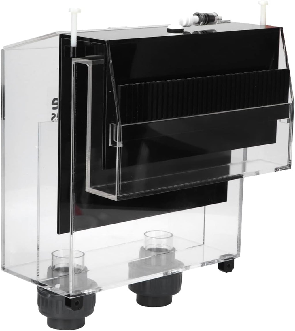 GOTOTOP Acrylic Hang-On Overflow Box for Aquariums - Self-Starting Siphon with Check Valve & Noise-Dampening Cover, Fish Tank Filter Accessory (120 Gallons Capacity)