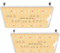 Spider Farmer 2025 New SF1000D 2Pack LED Grow Light with Samsung LM301B Diodes Deeper Penetration & IR Lights Full Spectrum Growing Lamps for Indoor Plants Seedlings Vegetables Flowers 2x4 Grow Tent