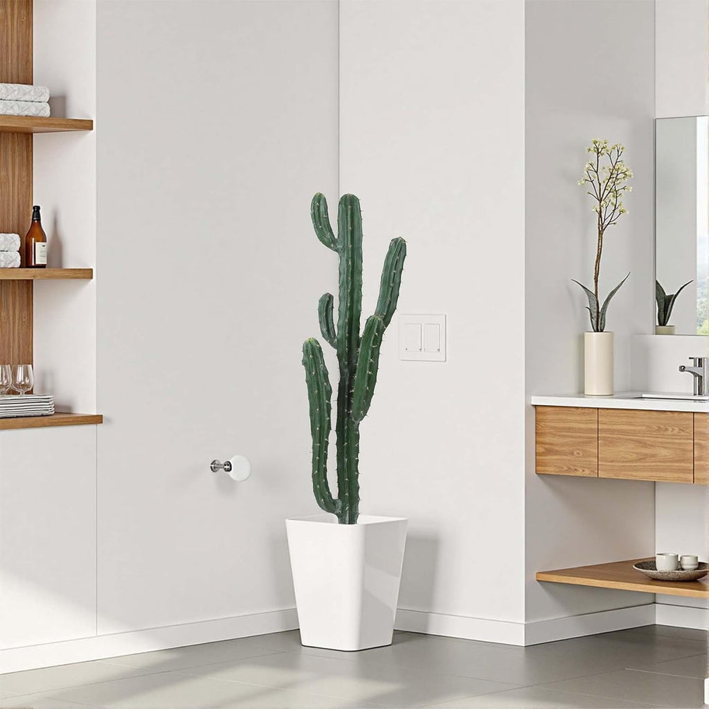 Artificial Cactus 41inch Faux Cacti Fake Saguaro Plants for Indoor Outdoor Home Office Garden Decor