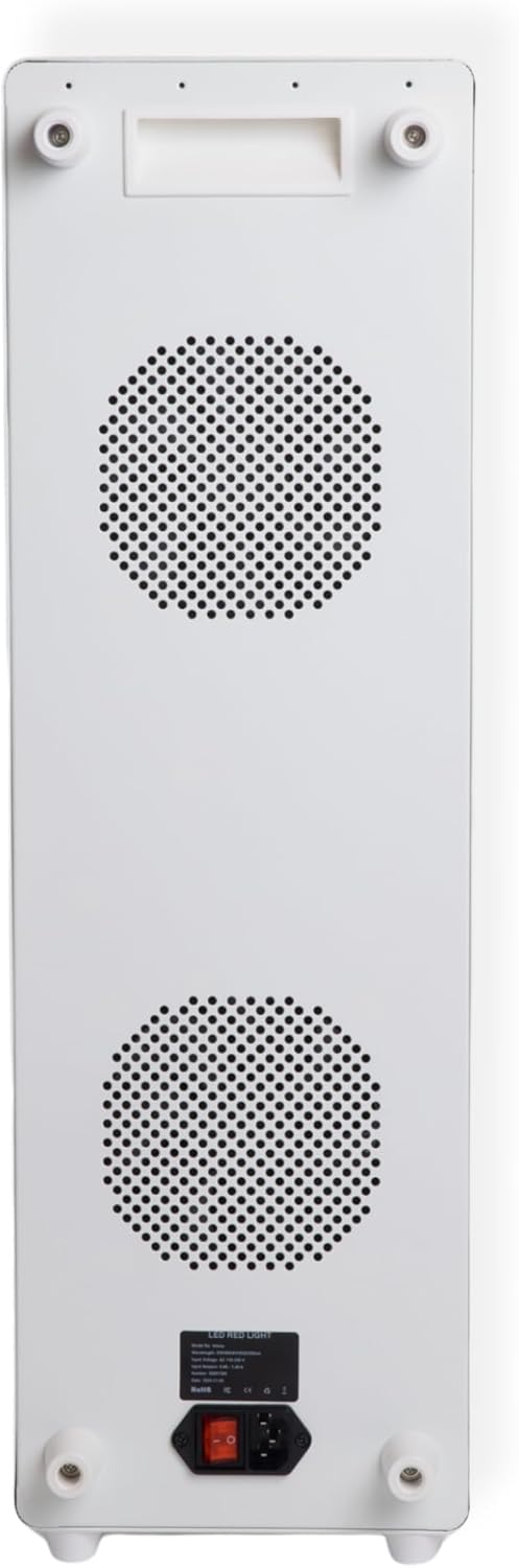 Makiuri Red Light Therapy Lamp | LED Light Therapy Panel for Face & Body | Infrared & Red Light in 5 Wavelengths | Supports Relaxation, Skin Appearance & Overall Wellness | Venus (White 120 LED)