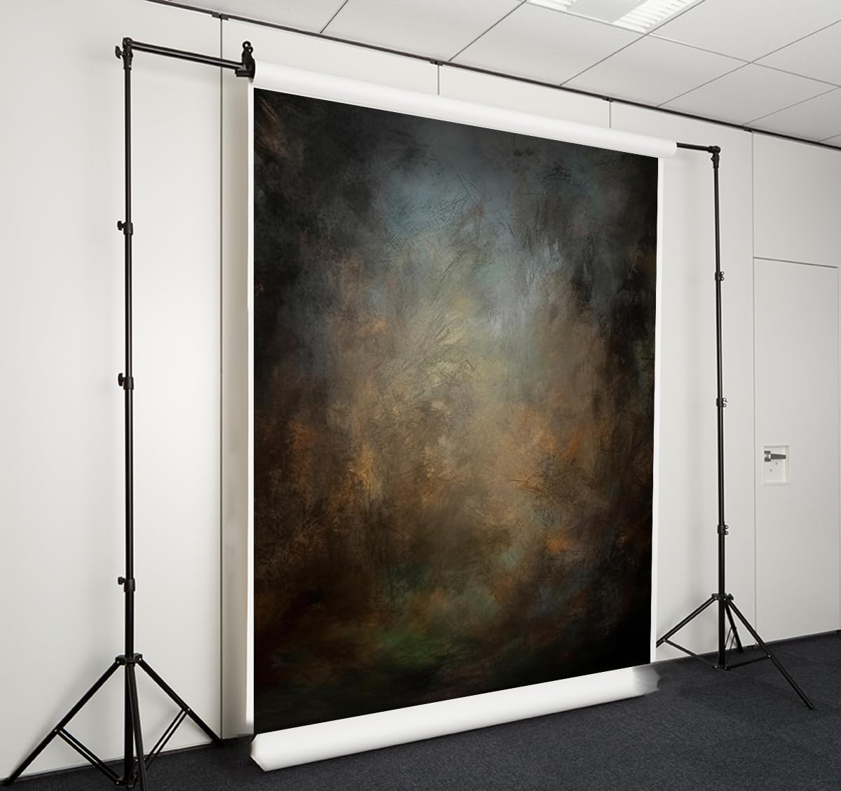 8x16ft Old Master Mottled Portrait Photography Backdrops Abstract Rust Spots Backdrop Background for Photoshoot
