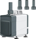 Pawfly 1060 GPH Fountain Pump, 85 W Submersible Water Pump with 14.8 ft. High Lift and 3 Nozzles, Quiet Water Fountain Pump for Aquarium Fish Tank Waterfall Pond & Hydroponics