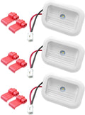 3 Pcs W10843353 W10695459 LED Light Module Components Fit for Whirlpool Kenmore Maytag Refrigerator Replace W11126053 W10660728 W10279030 W11205083