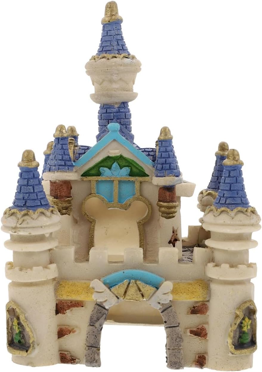 Aquarium Resin Castle Decoration Fish Tank Roman Castle Cave Hideout Betta Fish Ornament Accessories