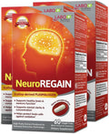 LABO Nutrition NeuroREGAIN - Scallop-derived PLASMALOGEN for Brain Deterioration, Memory, Alertness, Learning, Concentration and Other Cognitive Functions – Suitable for Seniors, Adult Men & Women x3