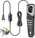 HITOP 600W Titanium Aquarium Heater: Digital Fish Tank Heater with External Controller, Submersible Aquarium Heater with Over-Temperature Protection for Saltwater and Freshwater 75-150Gallon