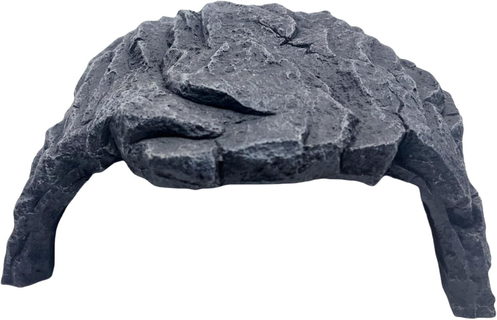 Rock Cave Habitat Hidden for Reptile and Amphibians.Terrarium & Aquarium Decor, Reptile hideout Hide Cave, Perfect for Bearded Dragons,Lizards,Snakes,Turtles,Geckos,Tortoises,Small Animals -Large Size
