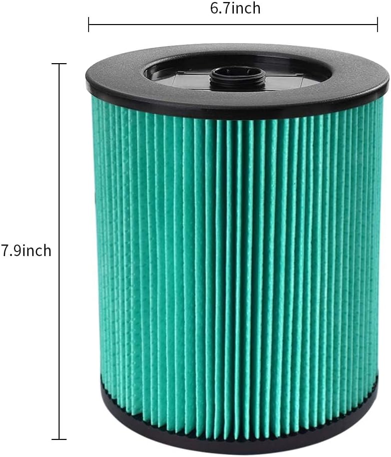 17912 & 9-17912 HEPA Vacuum Filter Compatible with Filter No.9-17912 fits 5, 6,8,9,12,14,16 and 32 gal vacs or larger made after 1988