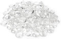 Houseables Glass Marbles, Glass Beads for Vases, Marbles for Vases, 5LB, 500-600, Clear Beads, Clear Gems, Fillers for Centerpieces, Decorative Rocks, Flat, Stones, Pebbles, Crafts, Plants, Fish Bowl